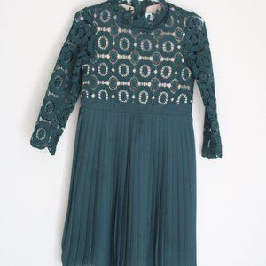 Ivy City Co. Toddler (3T) Dark Green Lacy Dress